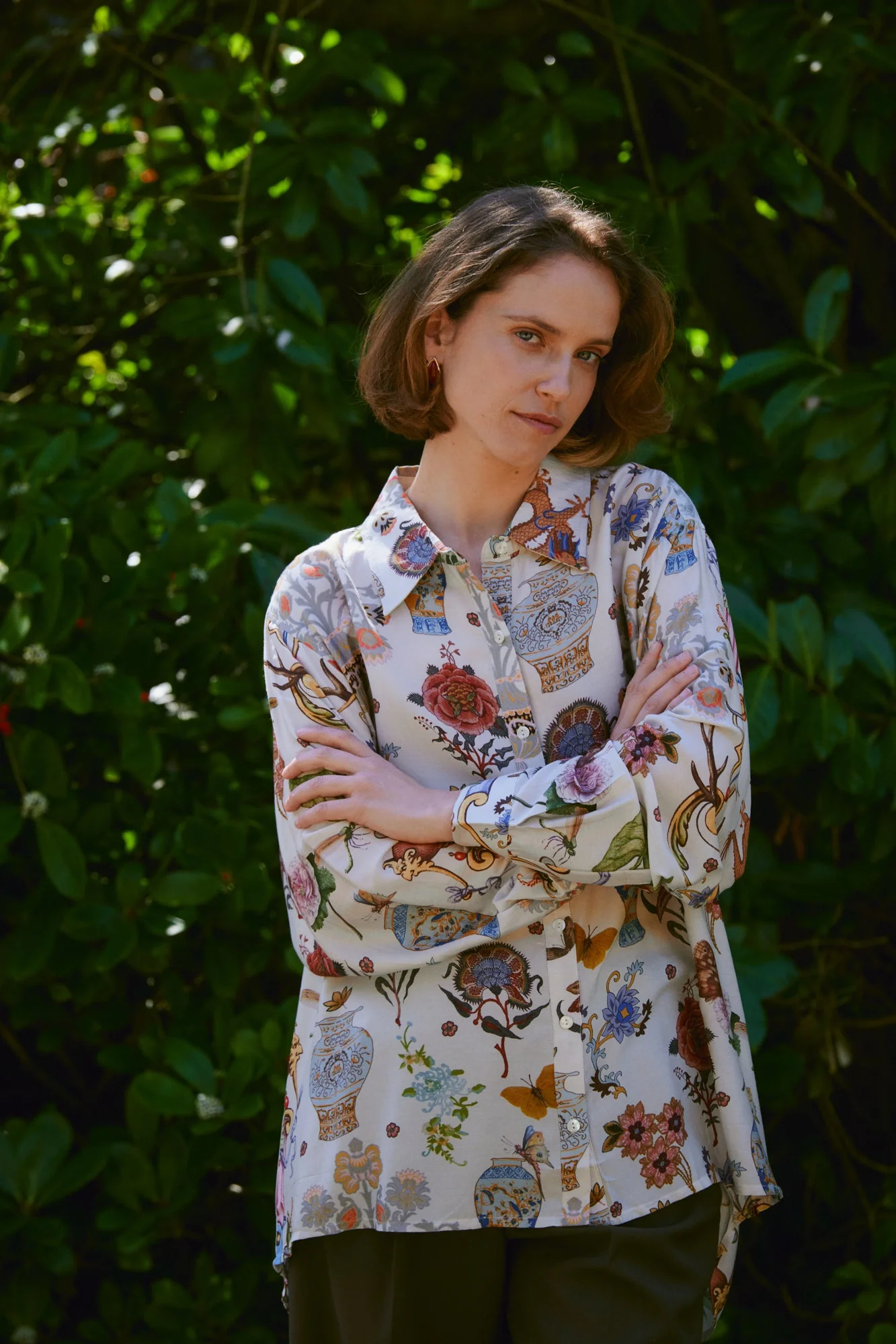 Cornucopia Ivory Oversized Shirt - Image 4
