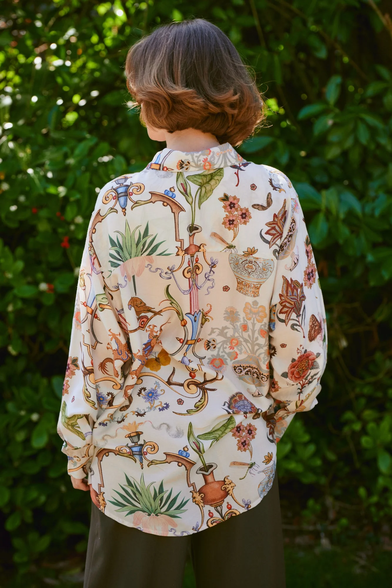 Cornucopia Ivory Oversized Shirt - Image 6