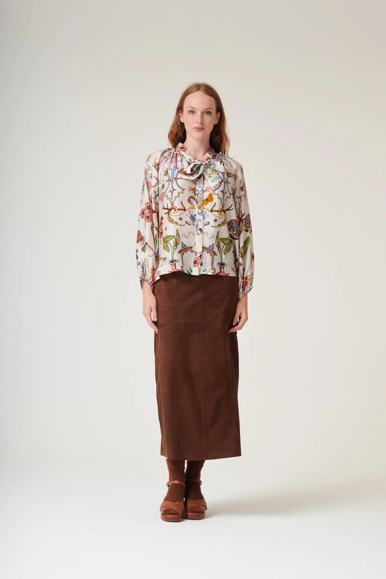 Cornucopia Ivory PussyBow Blouse - Image 3