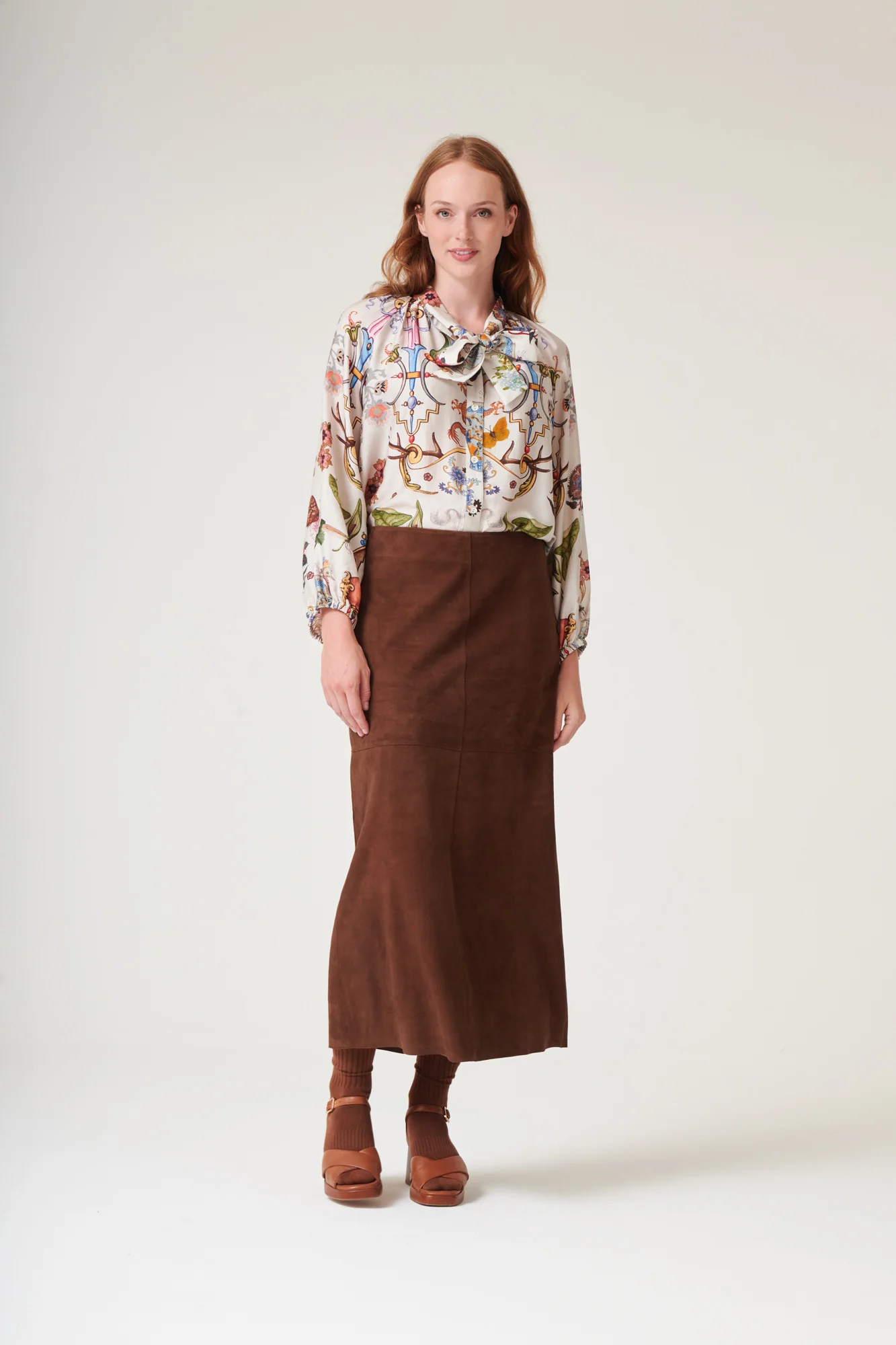 Cornucopia Ivory PussyBow Blouse - Image 4