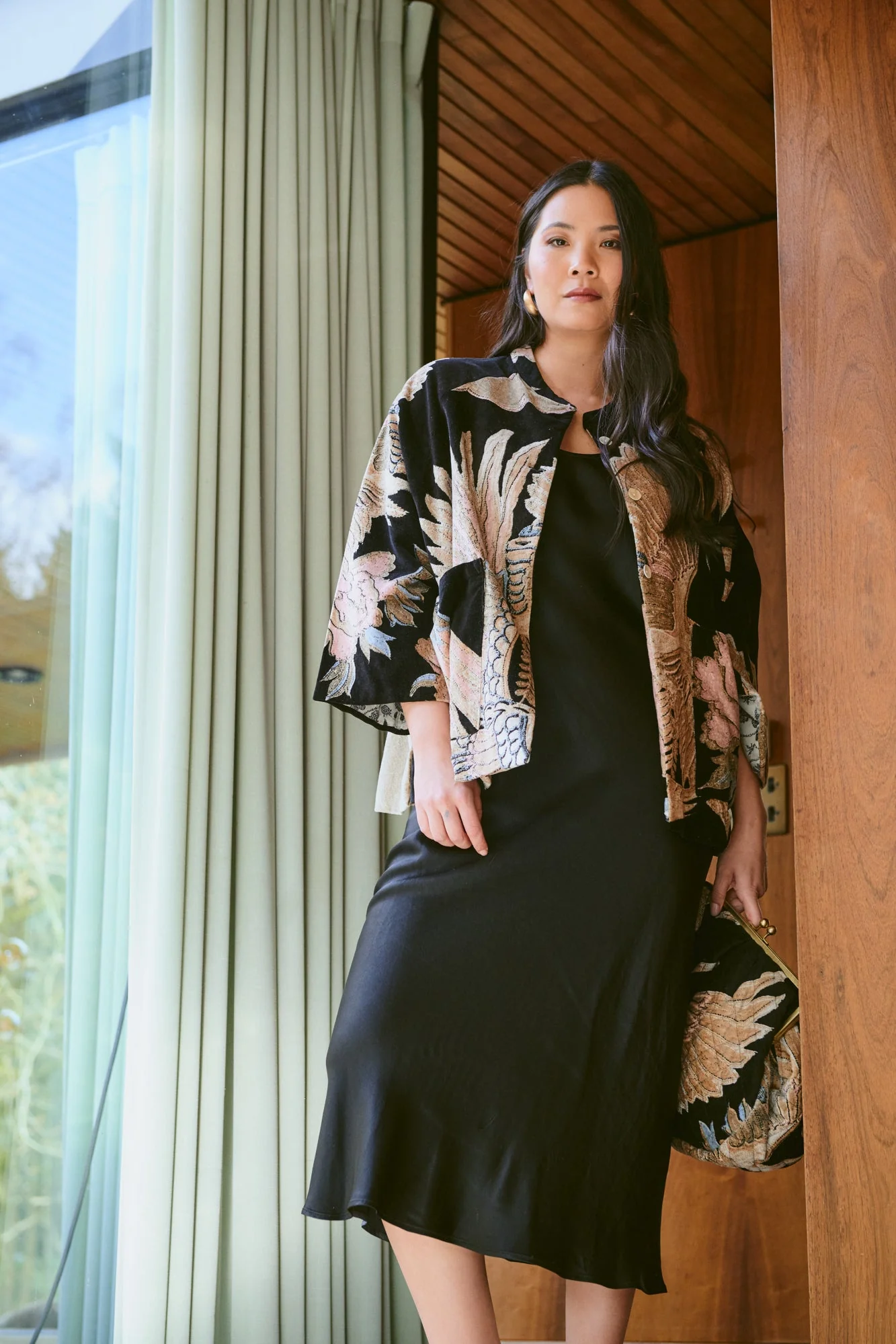 Crane Black Velvet Jacket - Image 6