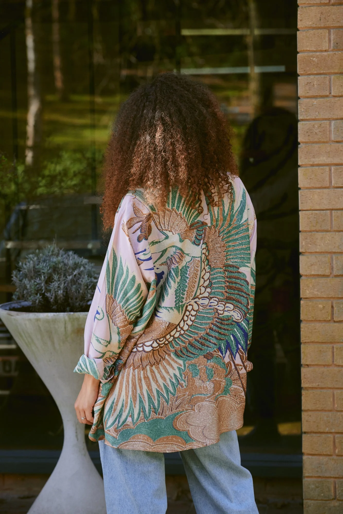 Crane Plaster Pink Oversized Shirt - Image 3