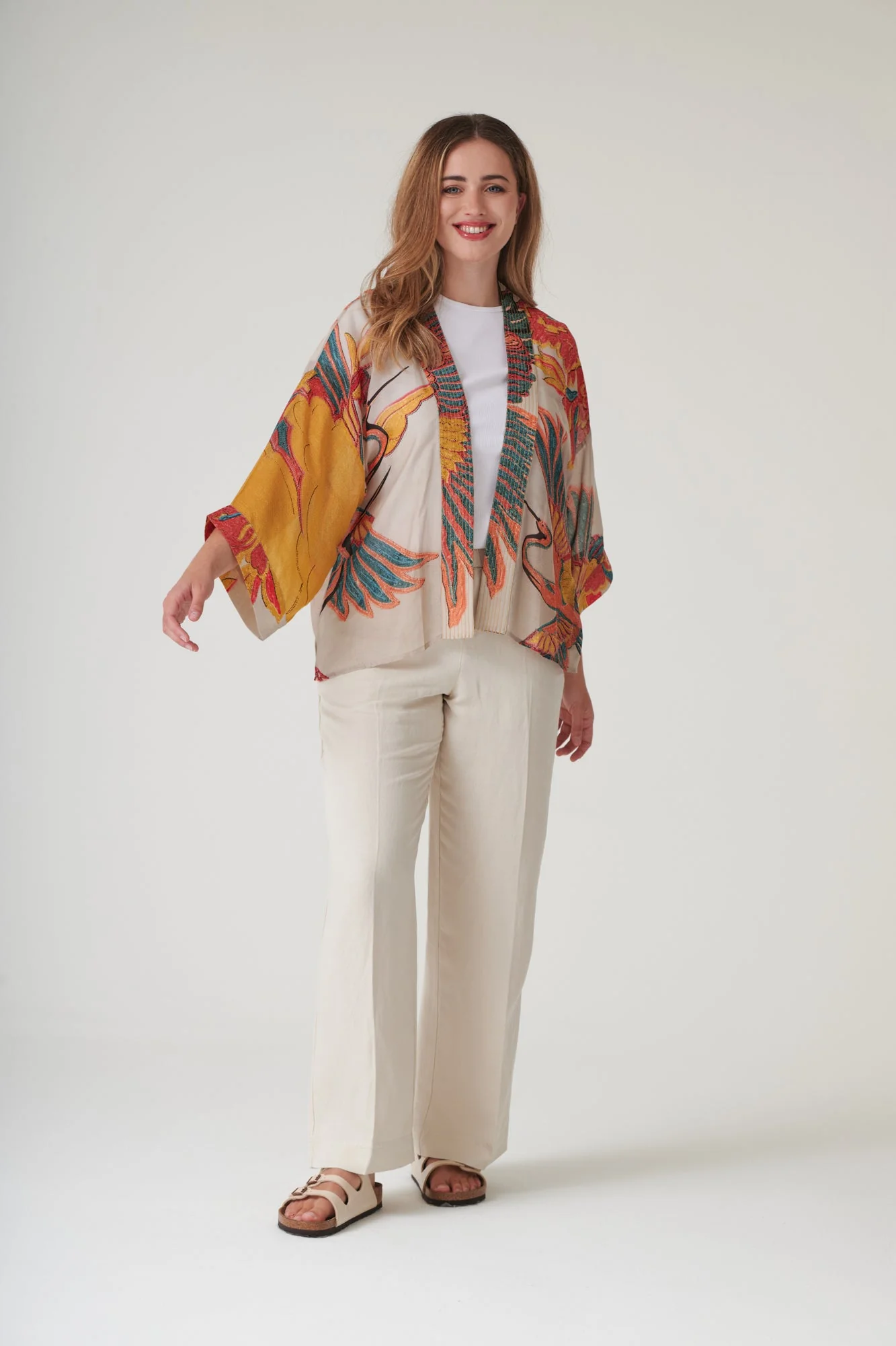 Crane Stone Kimono - Image 7