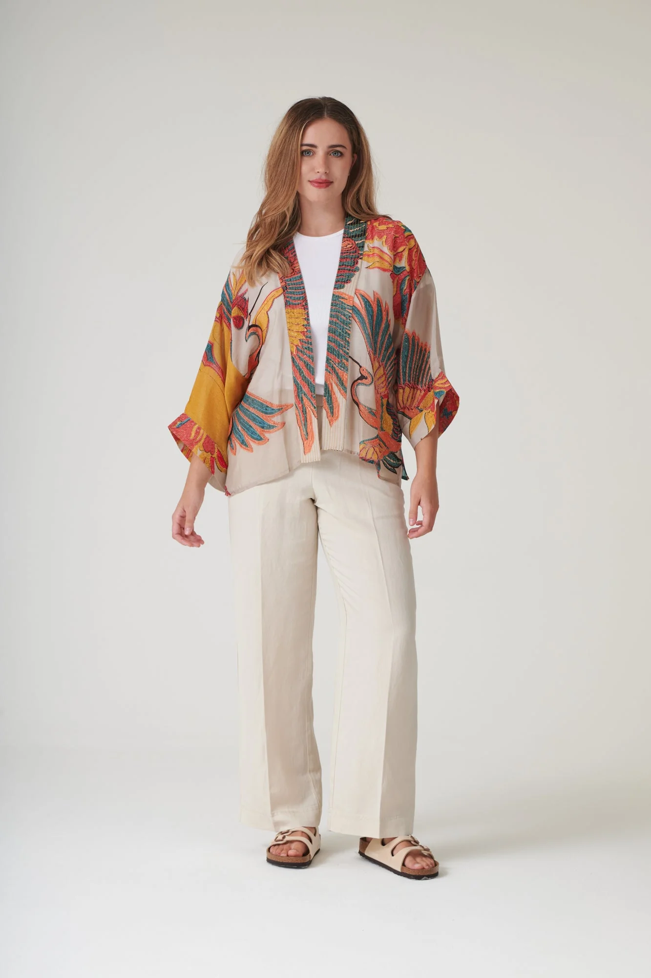 Crane Stone Kimono - Image 8