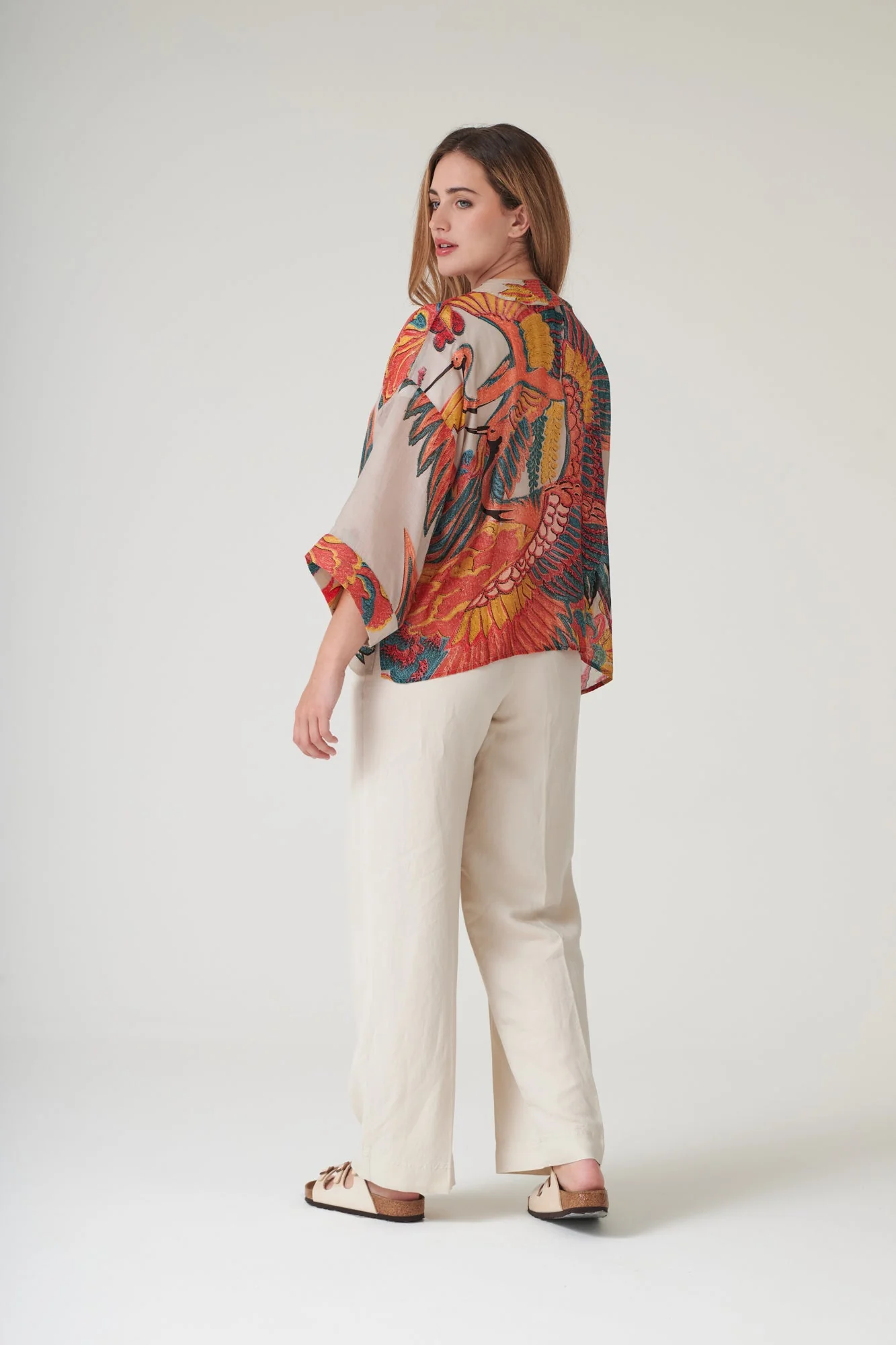 Crane Stone Kimono - Image 9