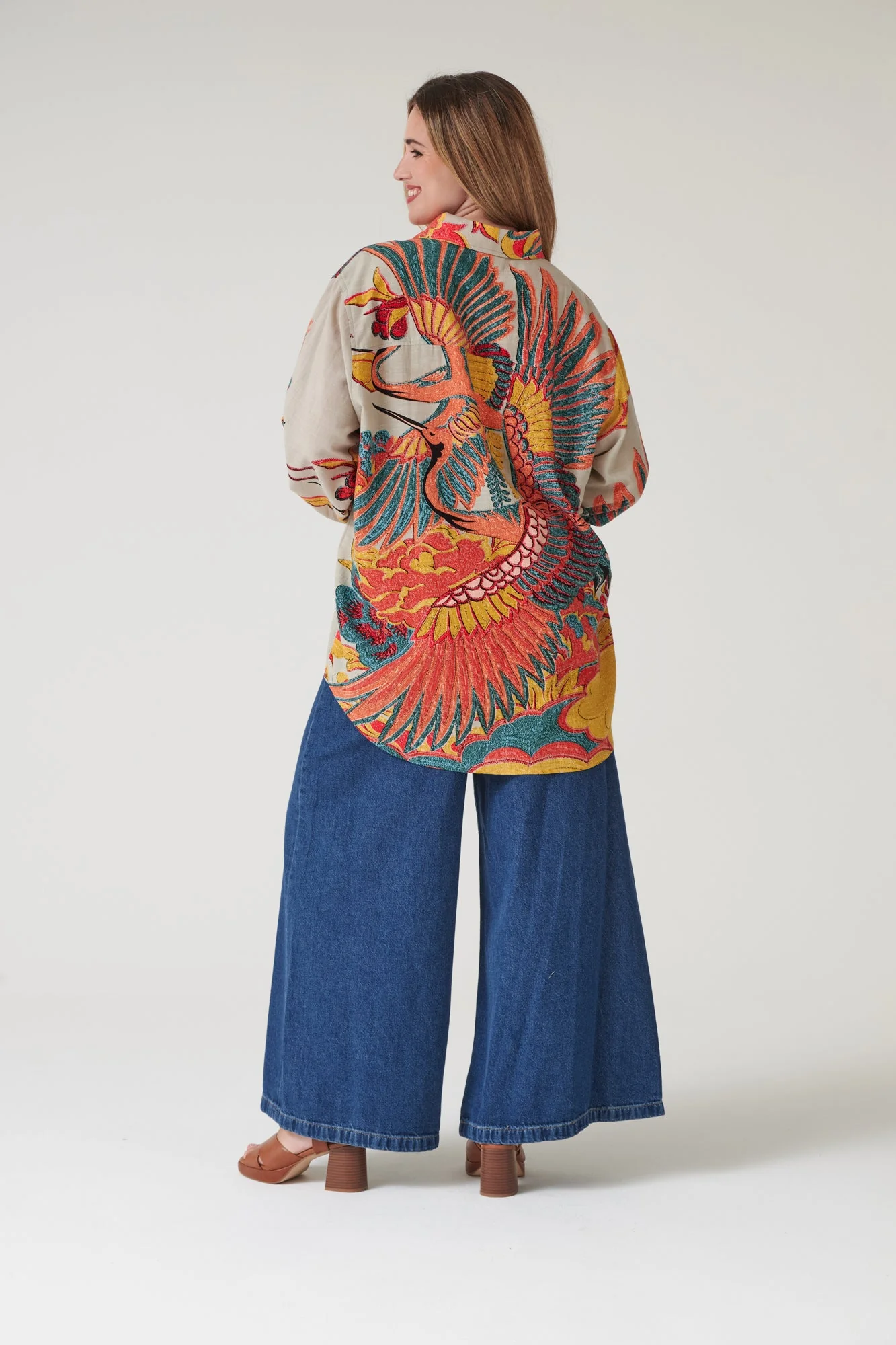 Crane Stone Oversized Shirt - Image 3