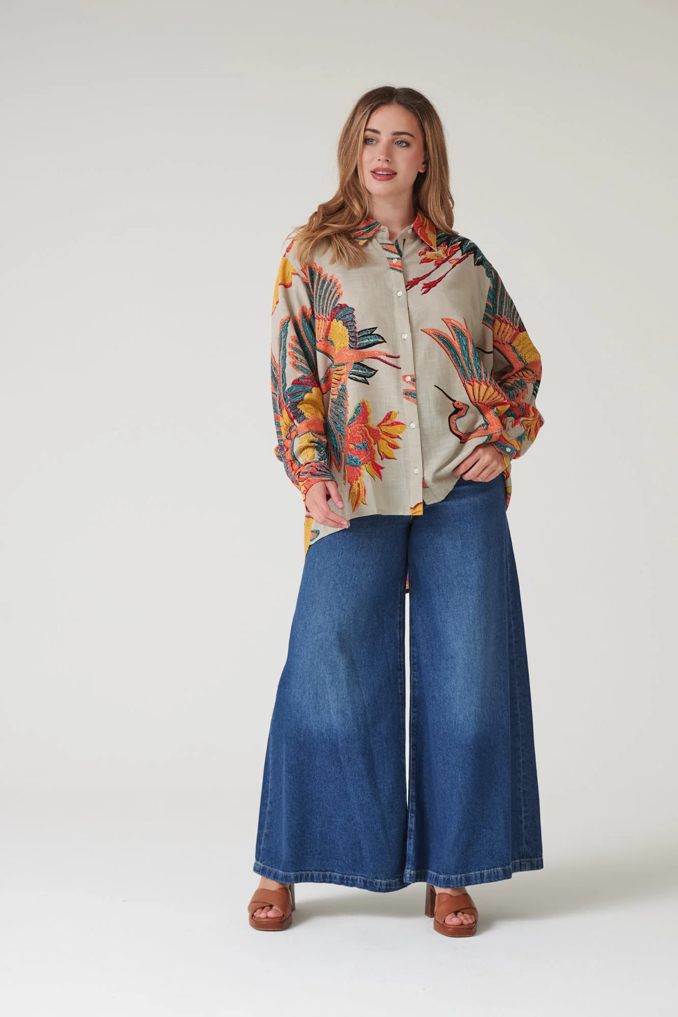 Crane Stone Oversized Shirt - Image 6