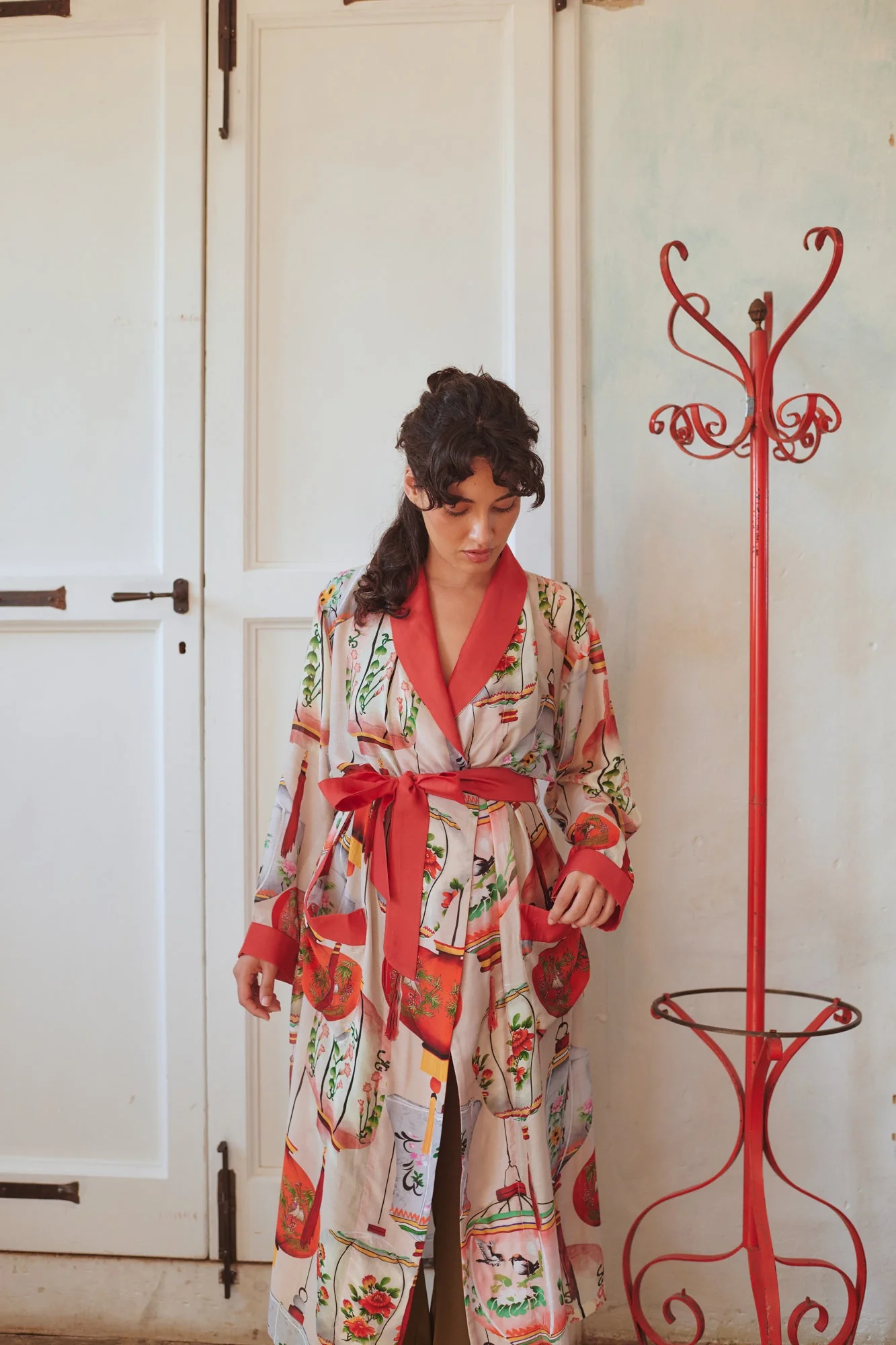 Lanterns Red Gown - Image 3