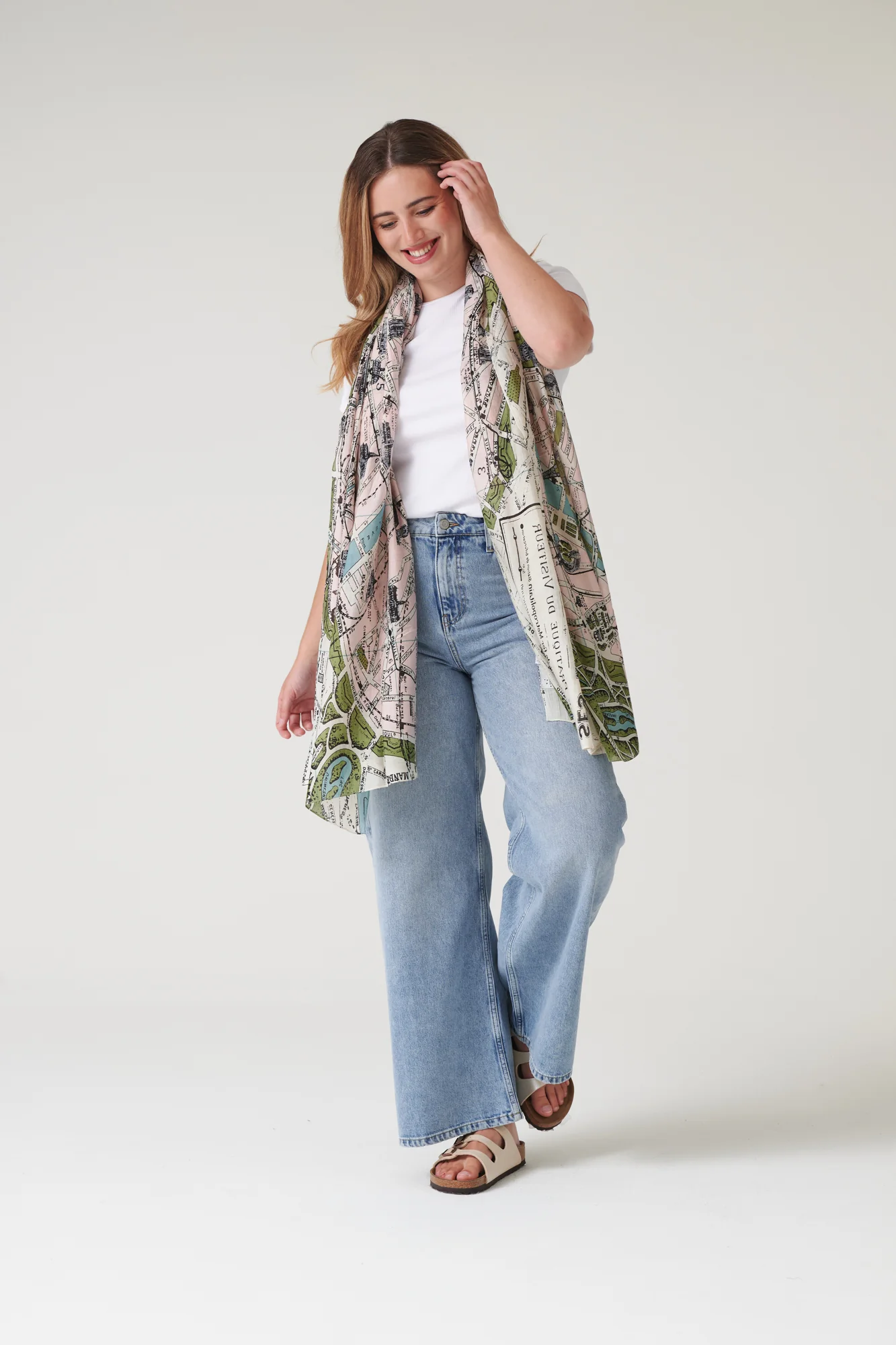 Paris Map Scarf - Image 3