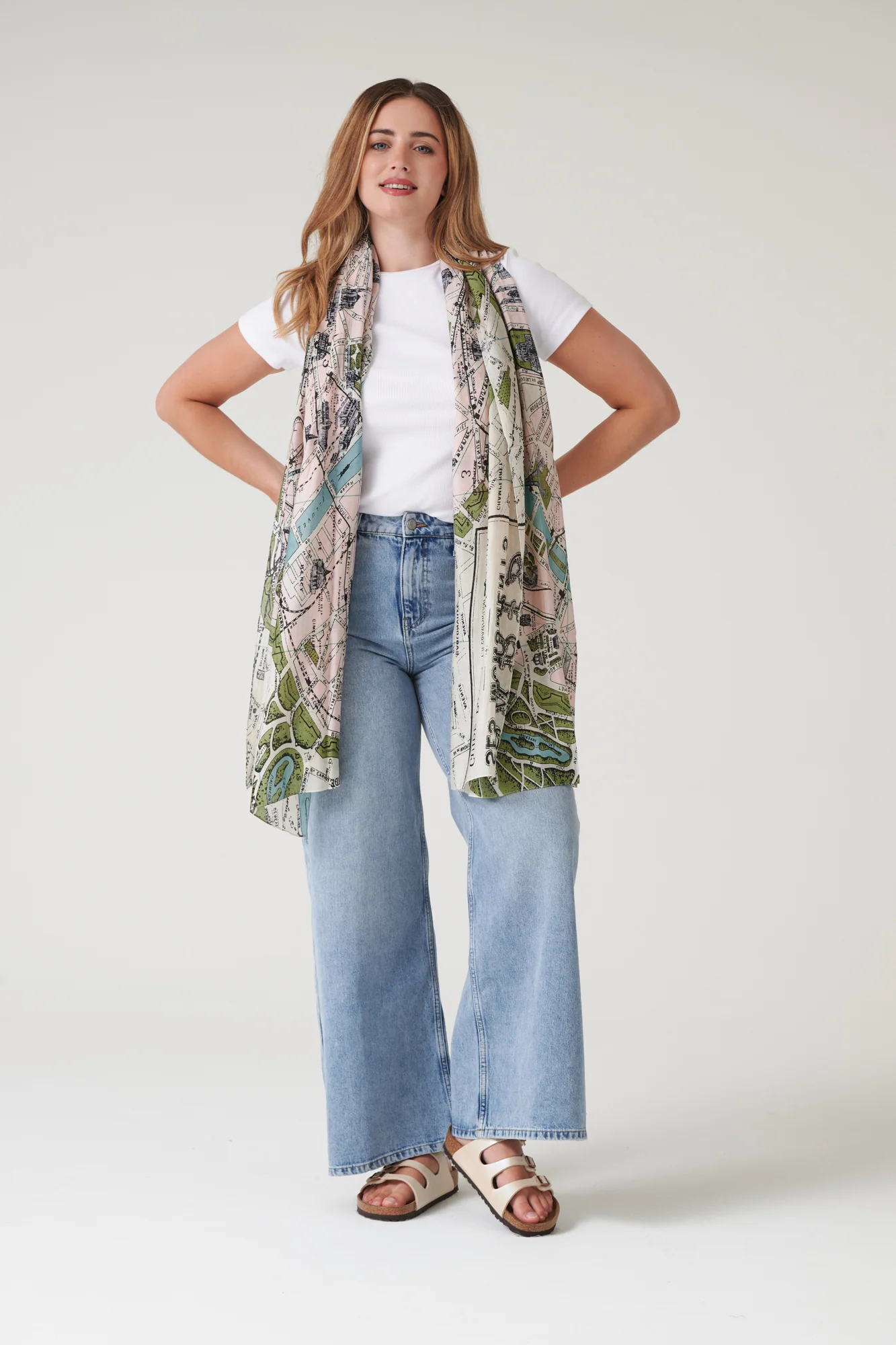 Paris Map Scarf - Image 5