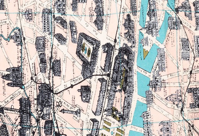 Paris Map Scarf - Image 7