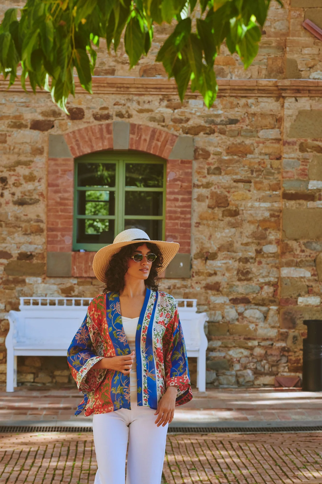 Ribbons Cobalt Kimono - Image 10