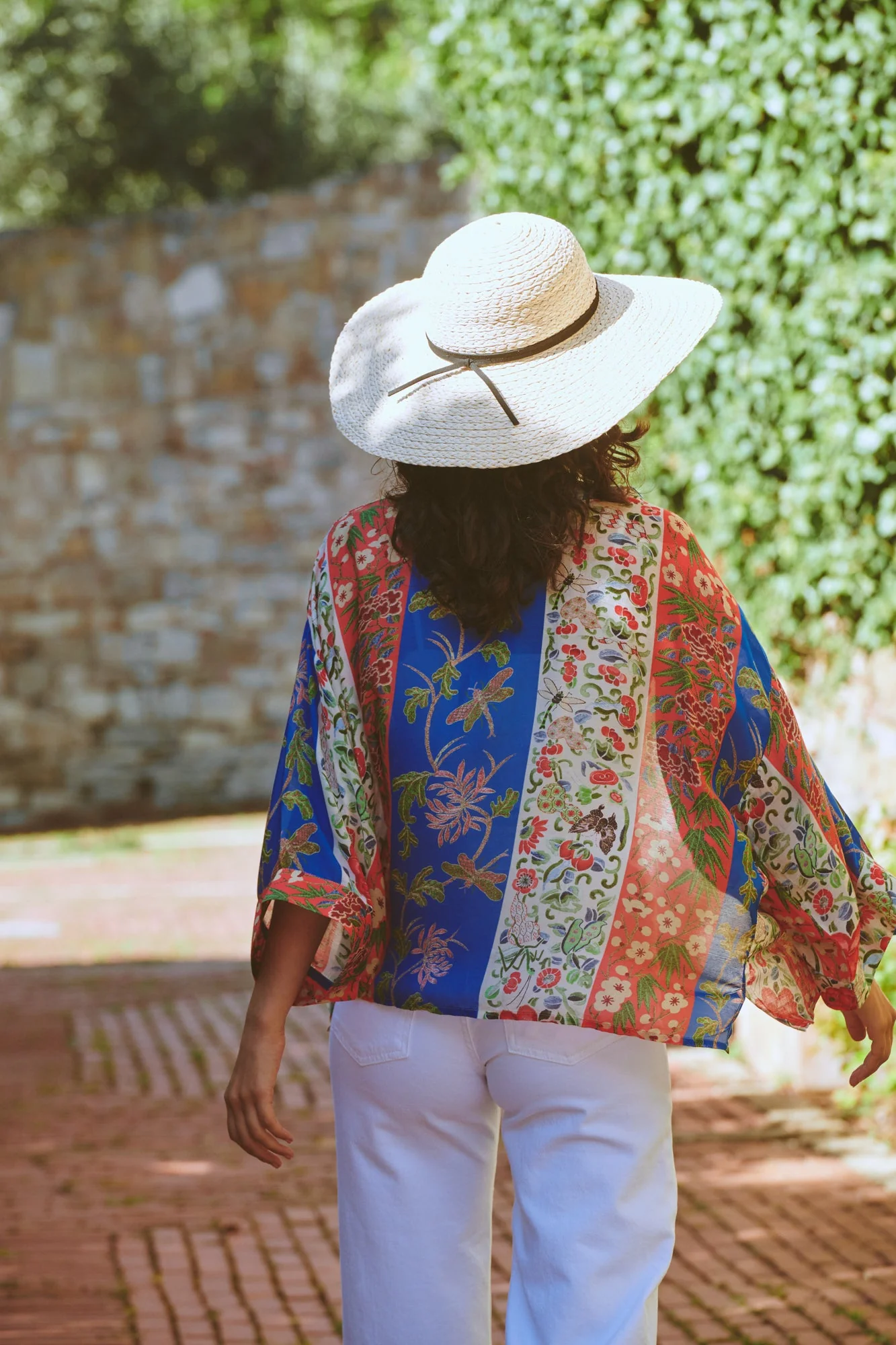 Ribbons Cobalt Kimono - Image 3