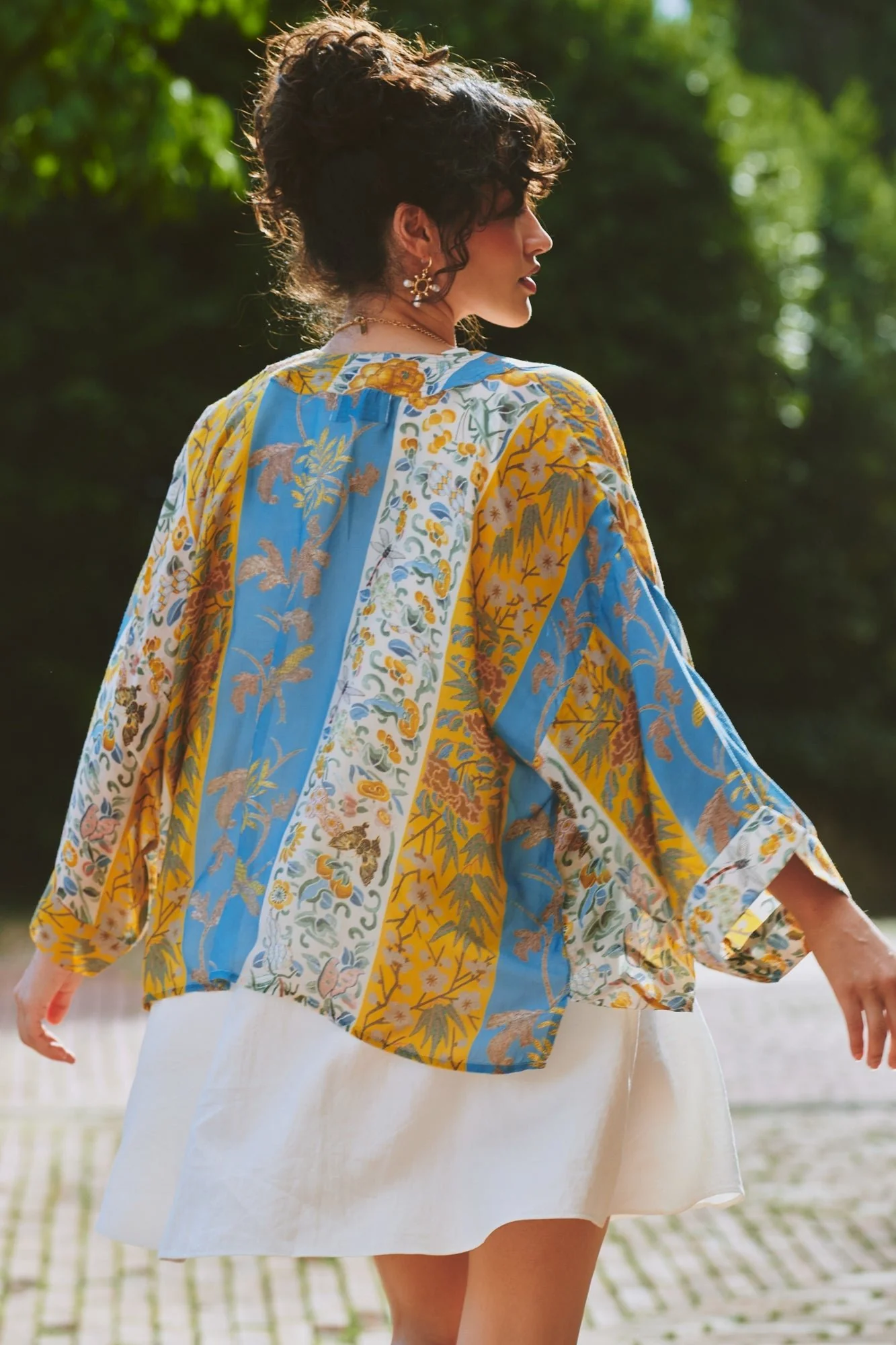Ribbons Gold Kimono - Image 3