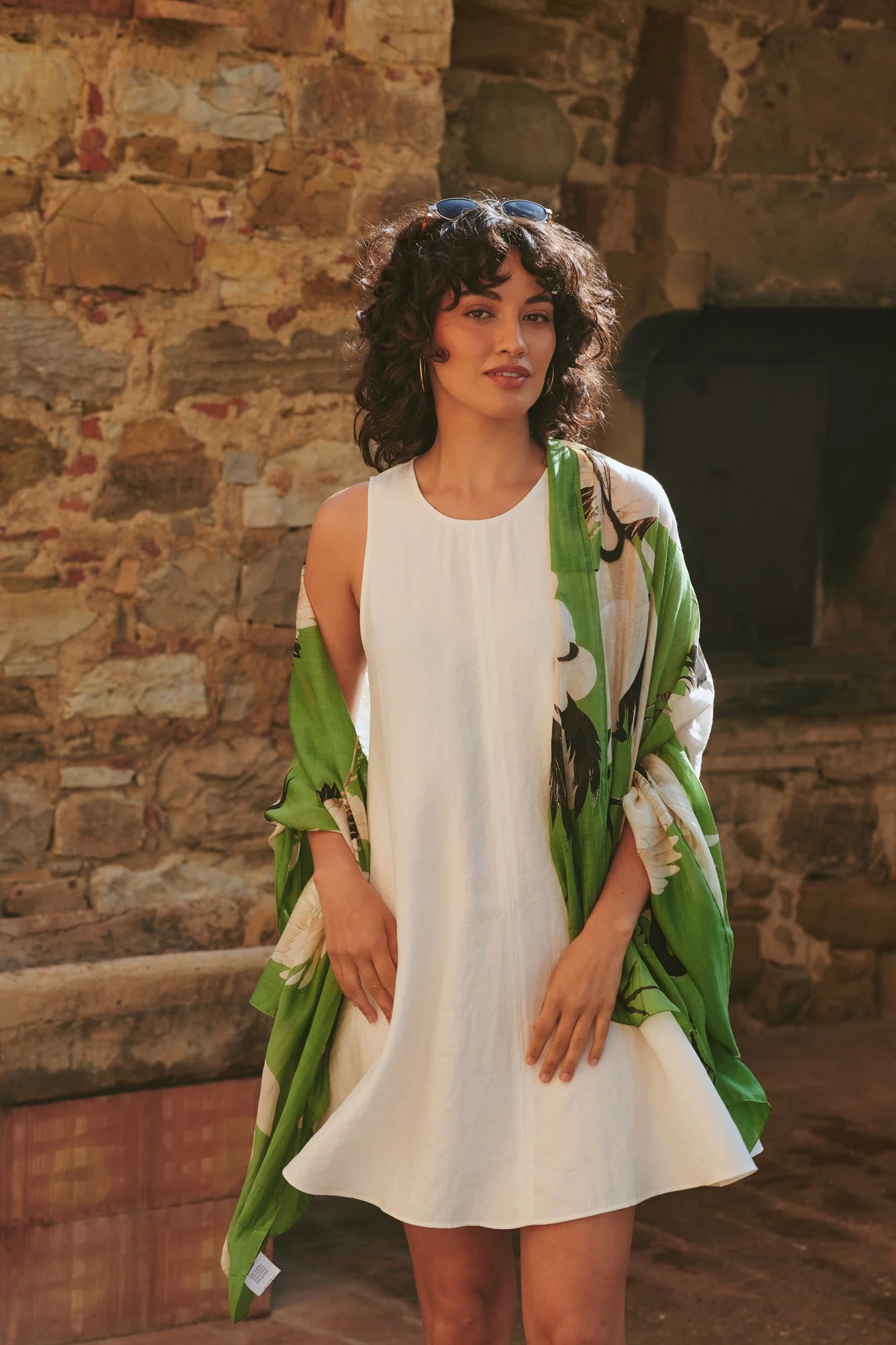 Stork Pea Green Scarf - Image 3