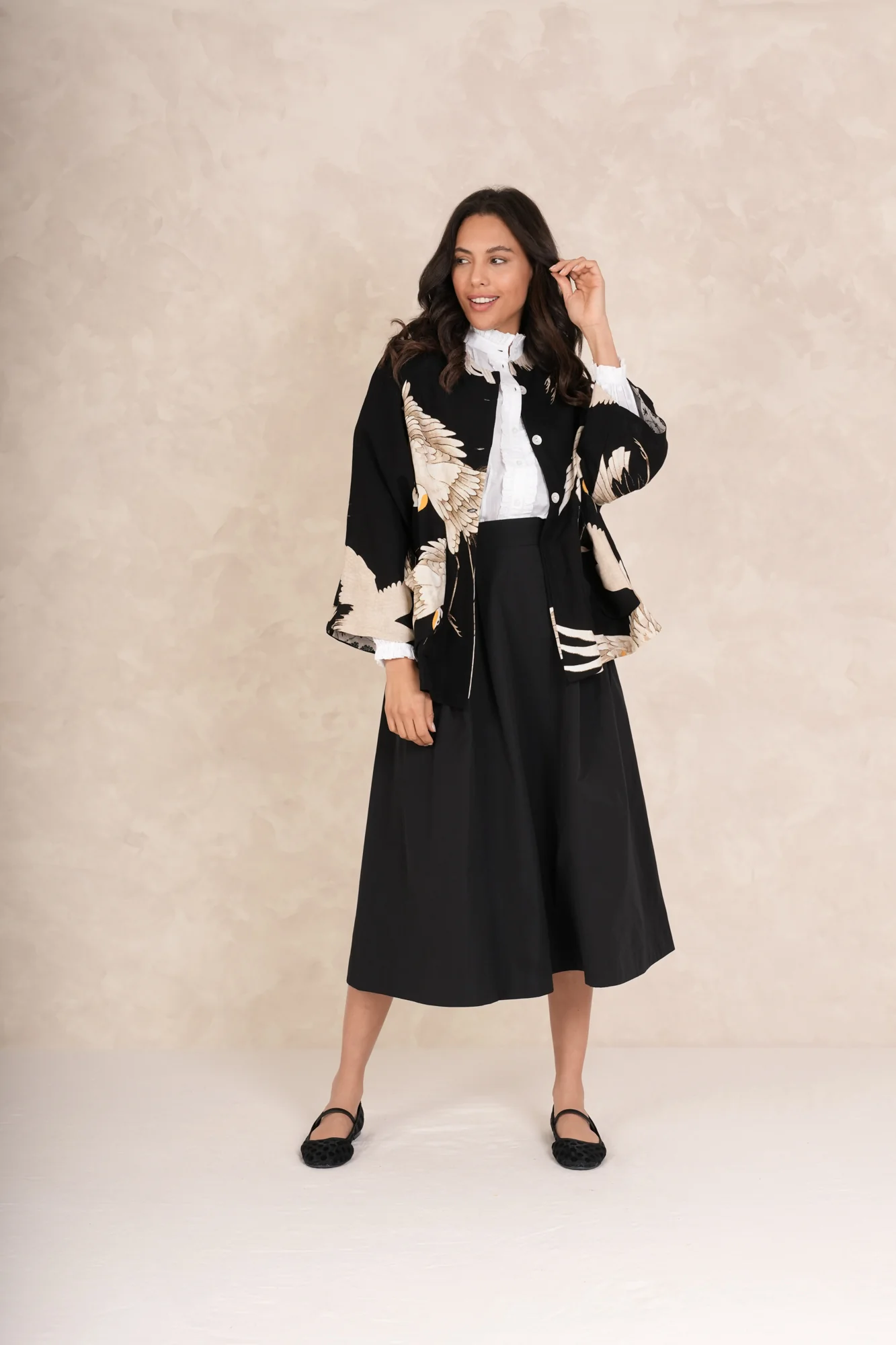 Stork Black Summer Jacket - Image 4