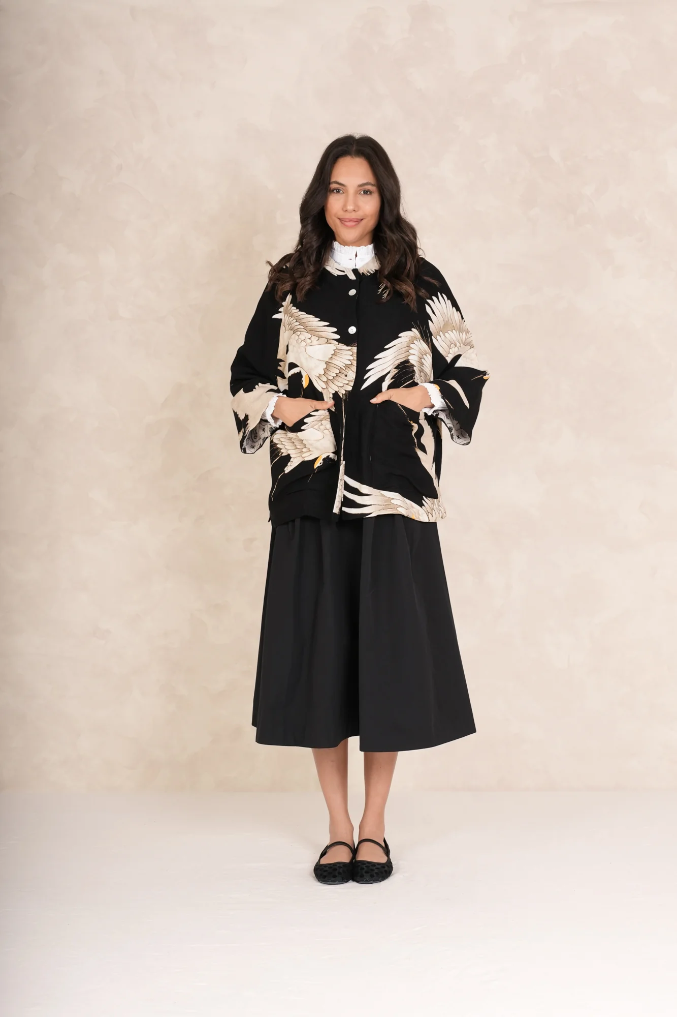 Stork Black Summer Jacket - Image 5