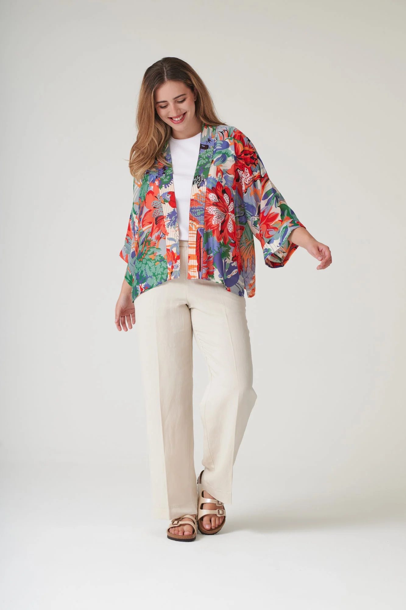 Tropicana Blue Kimono - Image 7
