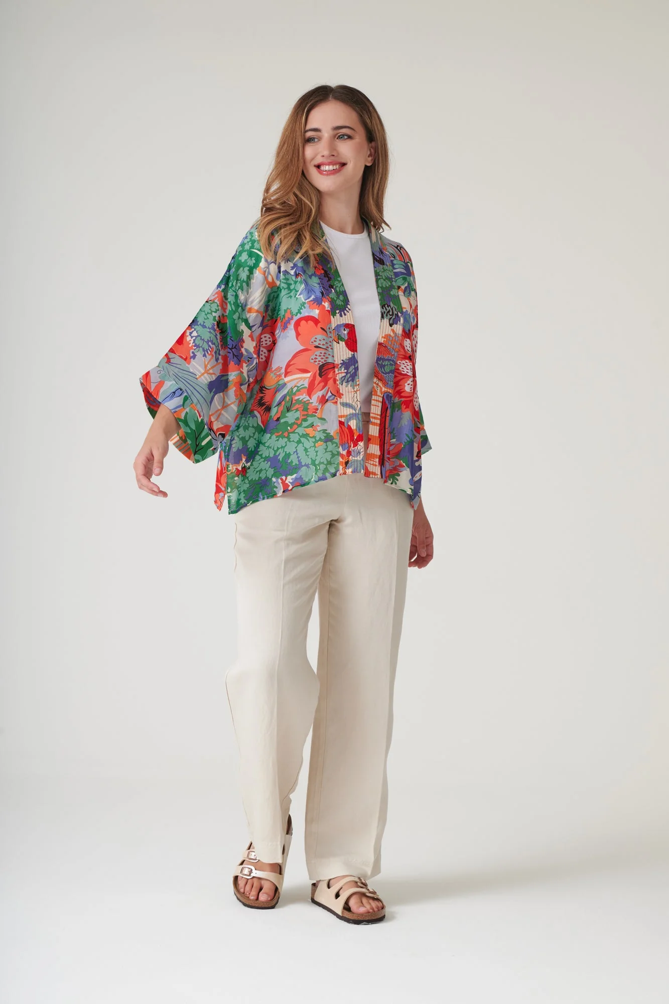 Tropicana Blue Kimono - Image 8